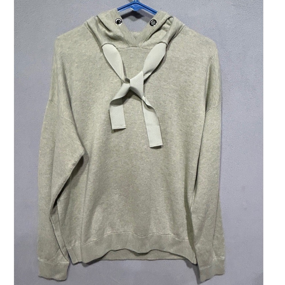 Repeat Hoodie Womens Medium Sage Green Pullover Loungewear Casual Cotton blend
